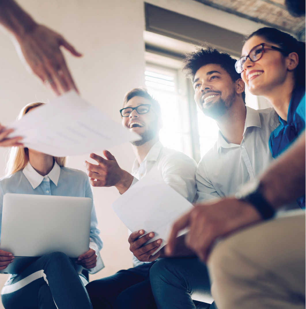 Image of happy employees