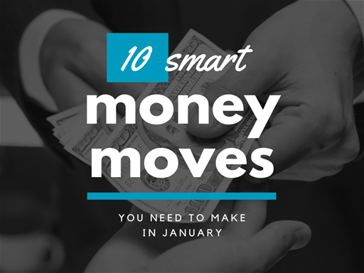 10 Smart money moves you need to make in January Person holding a bunch of money