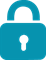Lock Icon Teal (Small) Lock Icon