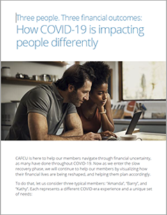 Three people. Three financial outcomes: How COVID-19 is impacting people differently